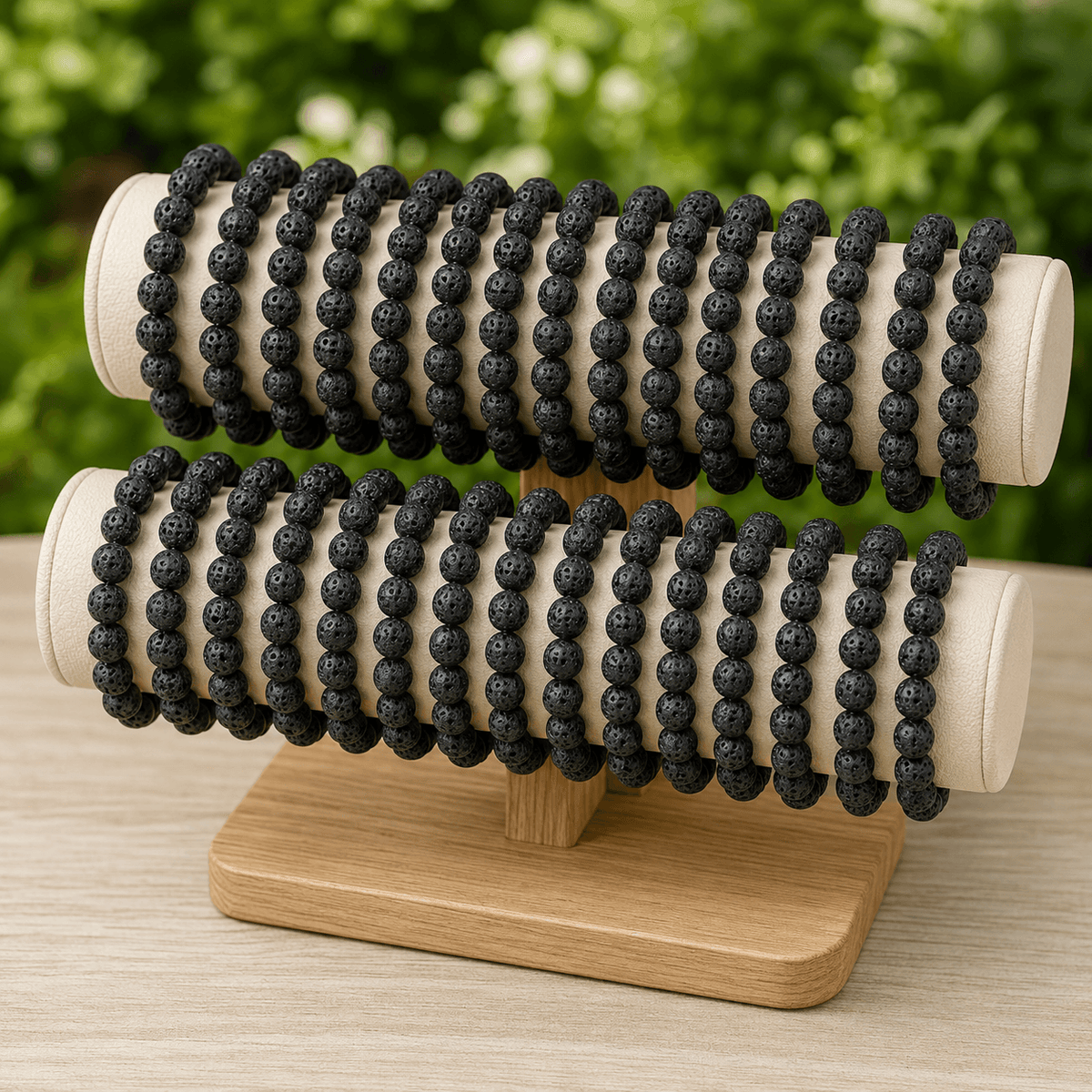 Lava Rock Bracelet | Volcanic Rock Bracelet (Protection and Stress Relief)