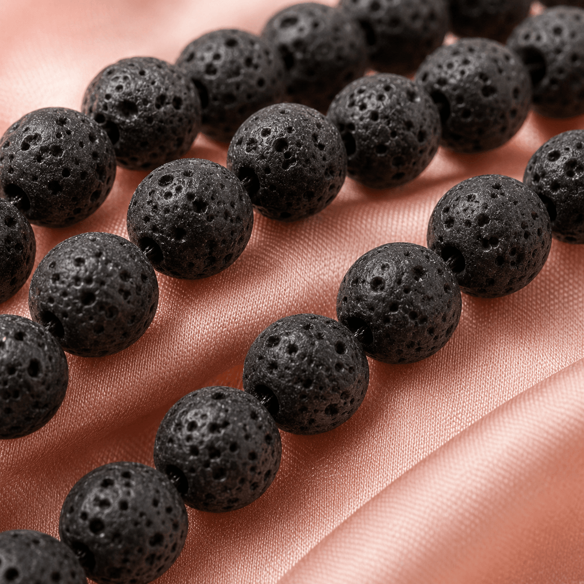 Lava Rock Bracelet | Volcanic Rock Bracelet (Protection and Stress Relief)