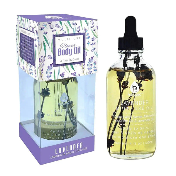 Lavendar Flower Multi Use Body Oils 4 Oz - Gifts for You 'n Me
