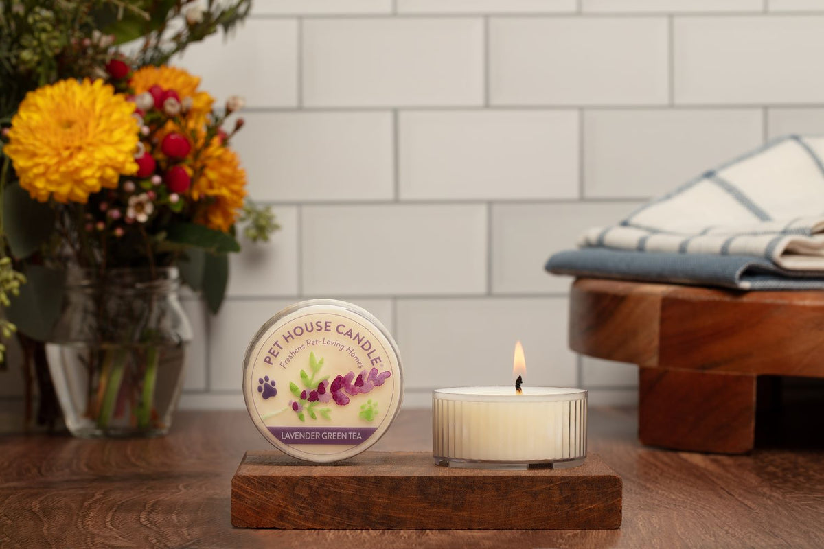 Lavender Green Tea Mini Candle