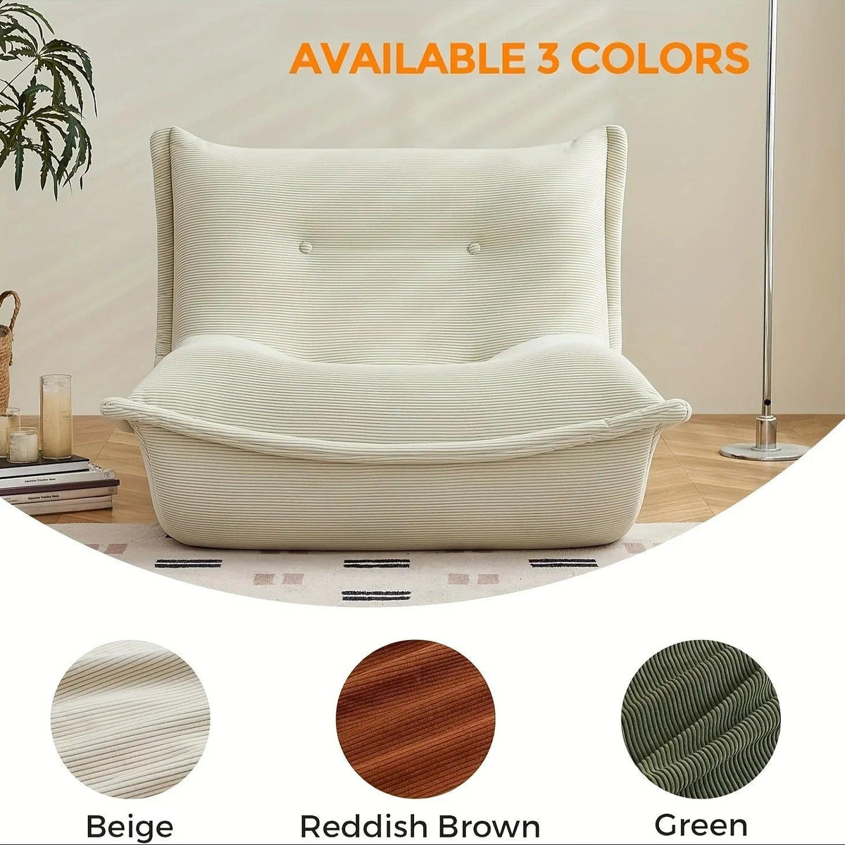 Lazy Sofa Chair, Fireside Chair Sofa Large Chair for Adults