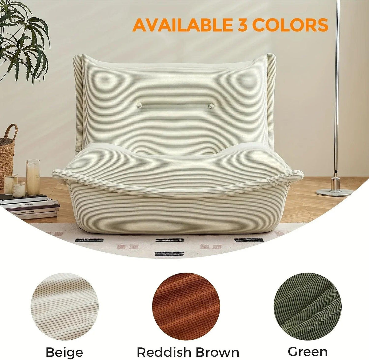 Lazy Sofa Chair, Fireside Chair Sofa Large Chair for Adults