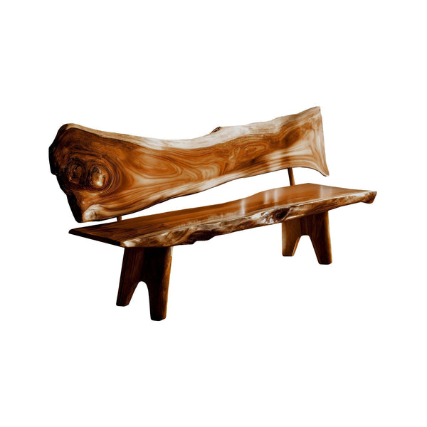 Leafwave Live Edge Indoor Bench