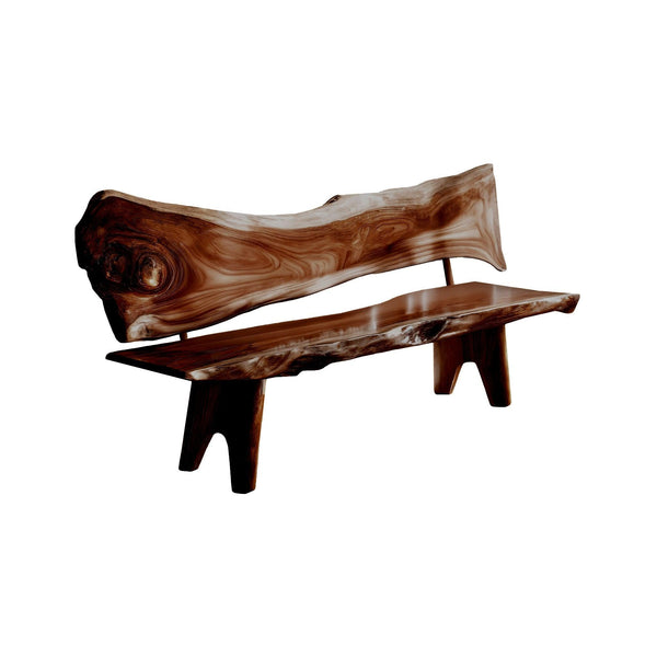 Leafwave Live Edge Indoor Bench