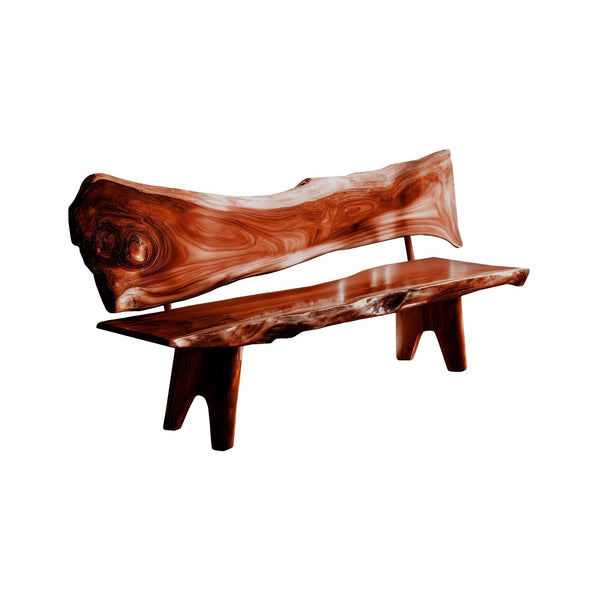 Leafwave Live Edge Indoor Bench