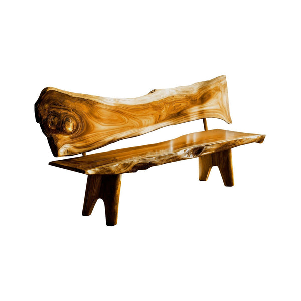 Leafwave Live Edge Indoor Bench