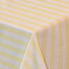 Buttercream Yellow Stripe Cotton-Linen Tablecloth