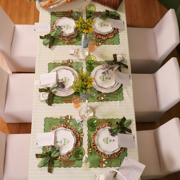 24pc Set Buttercream Yellow Cutlery - 6 Piece - Set of 4