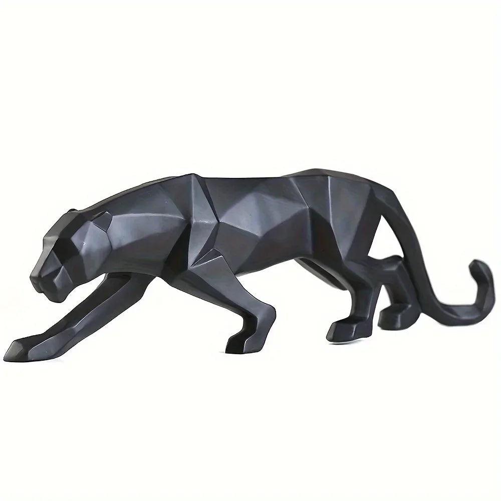 Leopard Sculpture - Handcrafted Modern Abstract Large