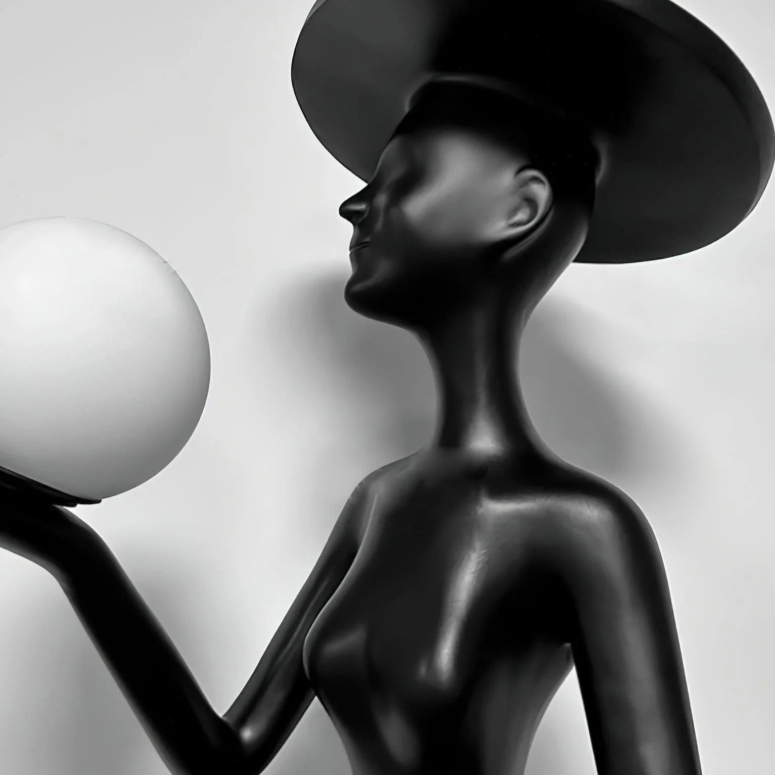 Lexa Sculpture Figure Floor Lamp