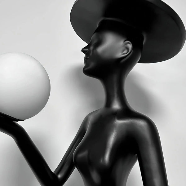 Lexa Sculpture Figure Floor Lamp