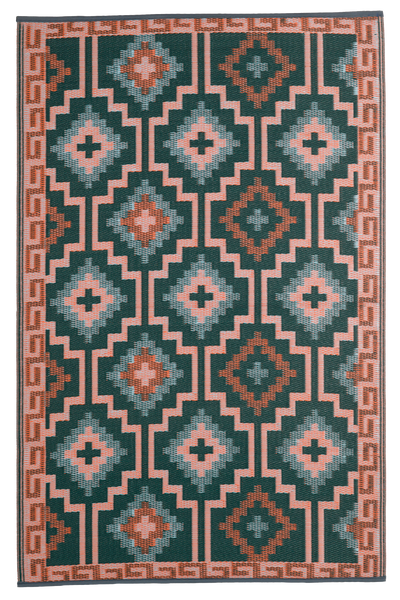 Lhasa - Green Outdoor Rug for Patio