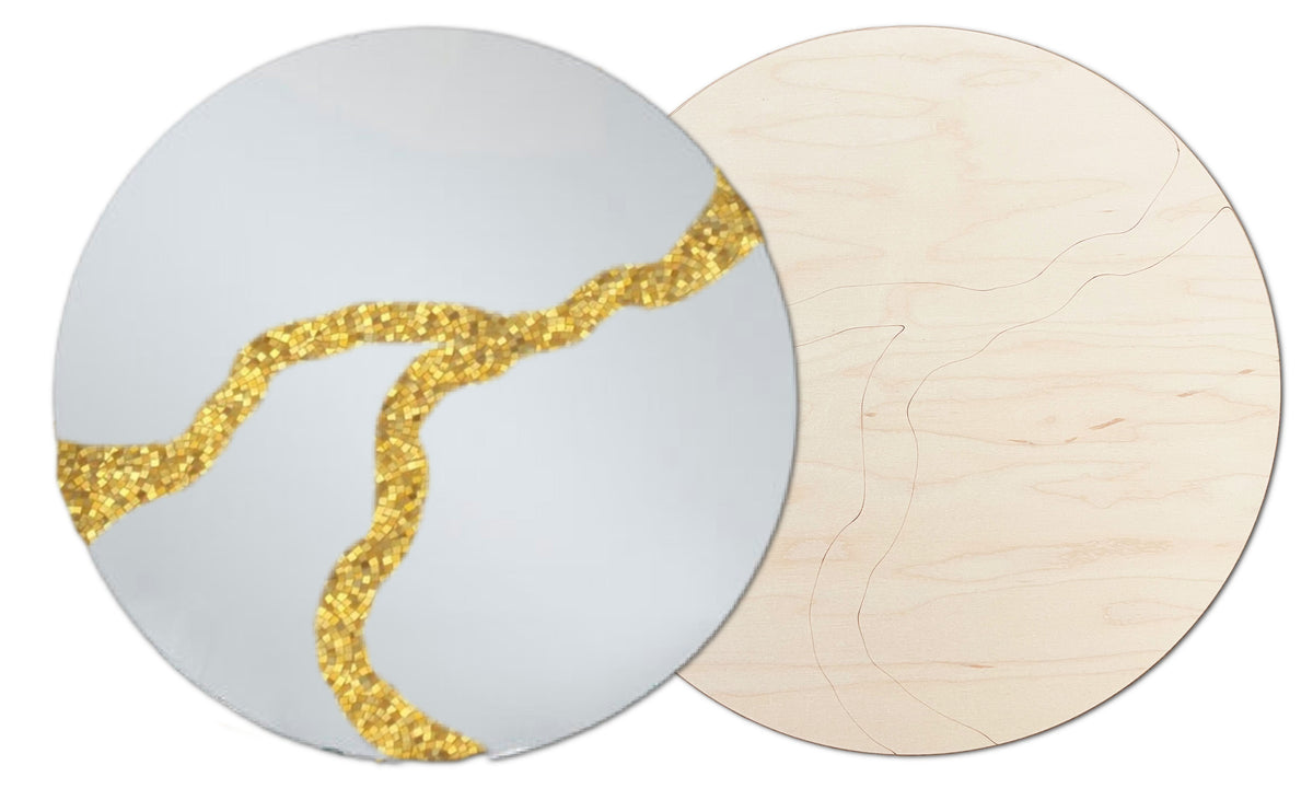 Lightning 1 Kit Laser-Printed Maple Wood Boards with 6
