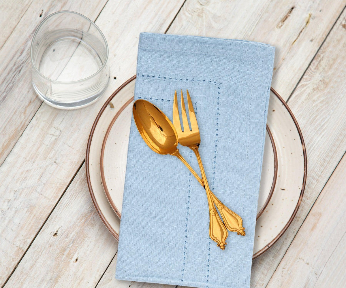 Custom Double hemstitch Cloth Napkins
