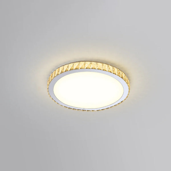 Light Luxury Round Crystal Ceiling Lamp