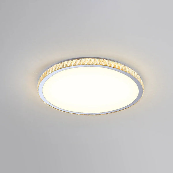 Light Luxury Round Crystal Ceiling Lamp