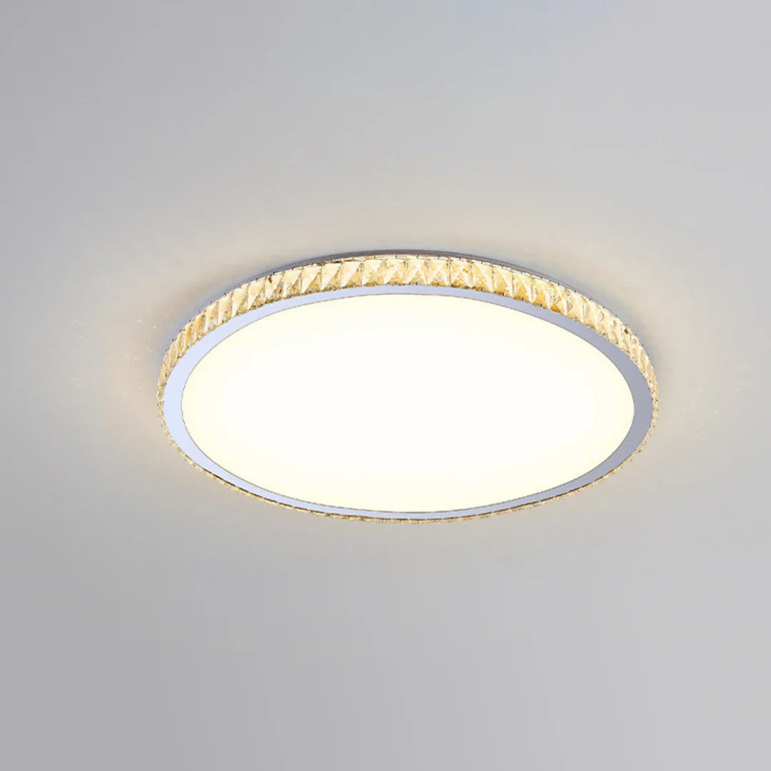 Light Luxury Round Crystal Ceiling Lamp