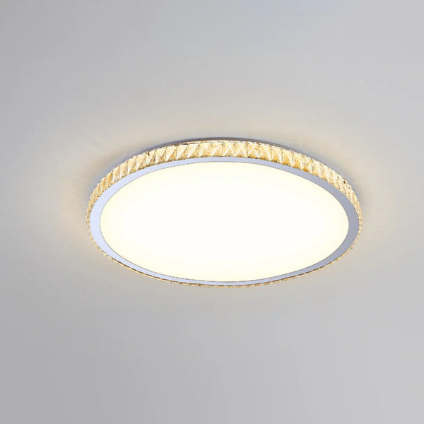 Light Luxury Round Crystal Ceiling Lamp