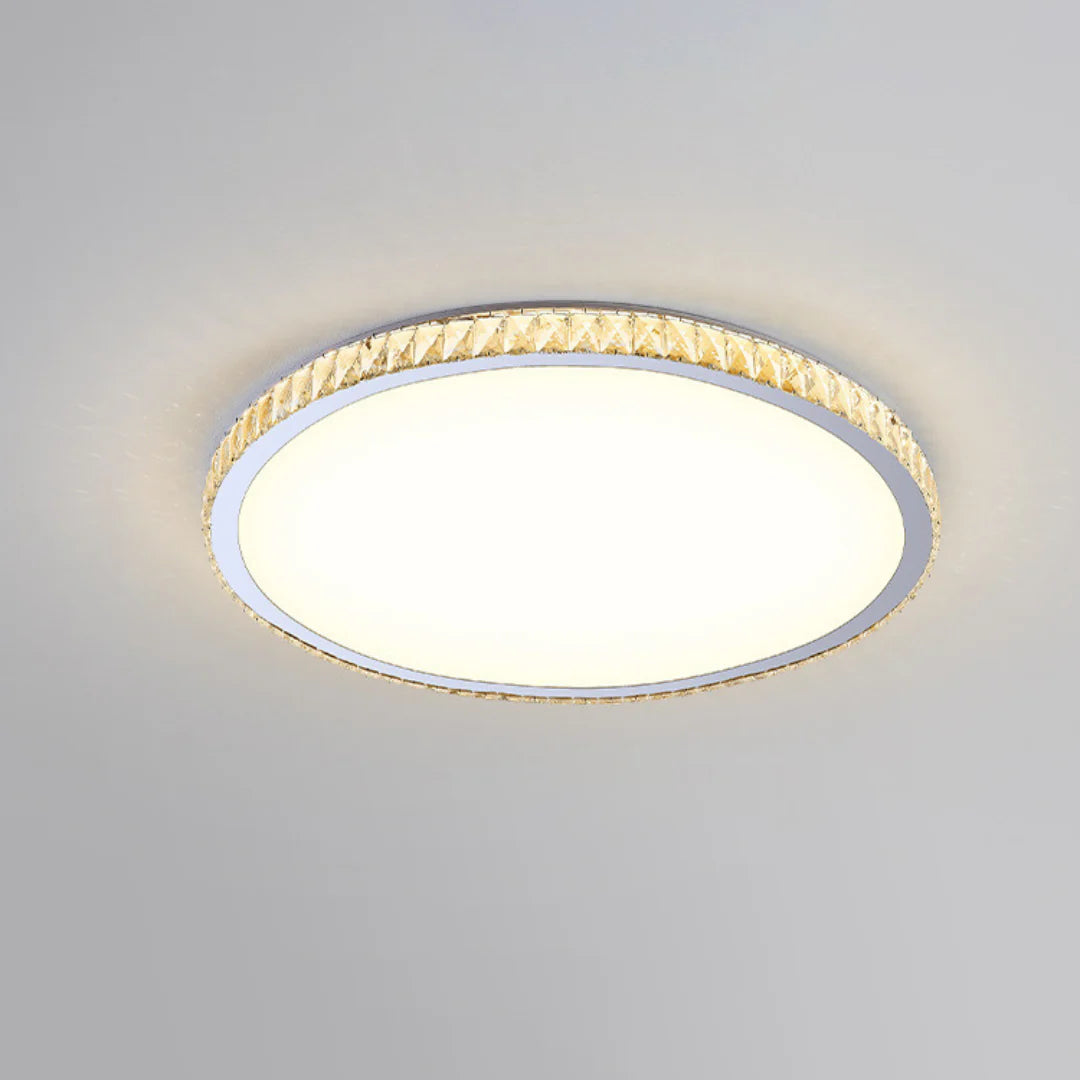 Light Luxury Round Crystal Ceiling Lamp