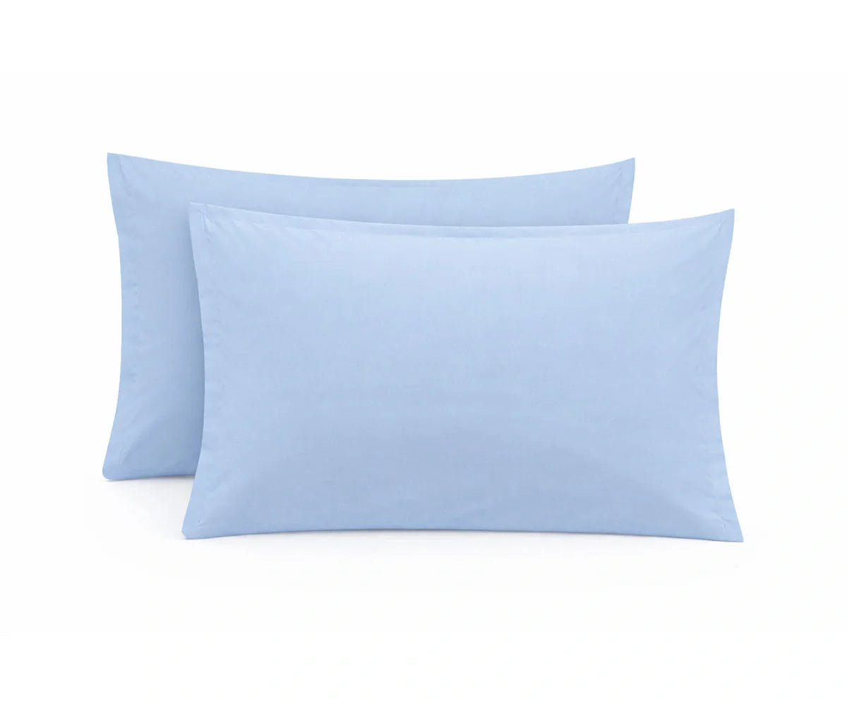 100% Cotton Sateen Pillowcases - Set of 2