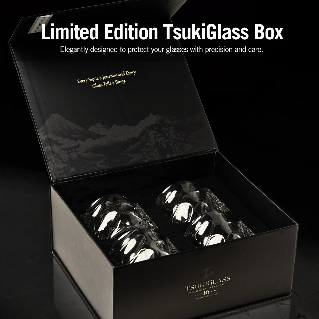 Storm Japanese Crystal Whisky Glass TsukiGlass