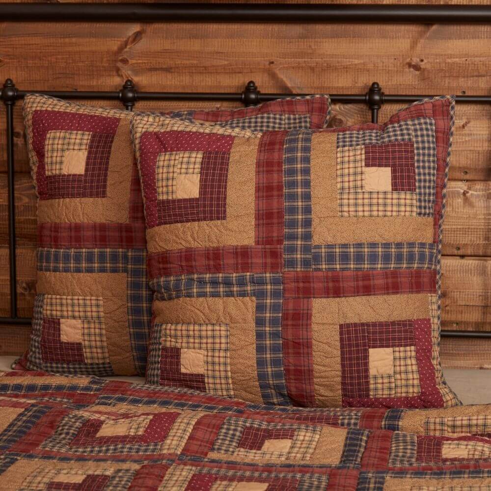 Lincoln Plaid Quilt Euro Sham