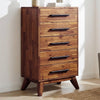 Linea Solid Wood Dresser - Walnut