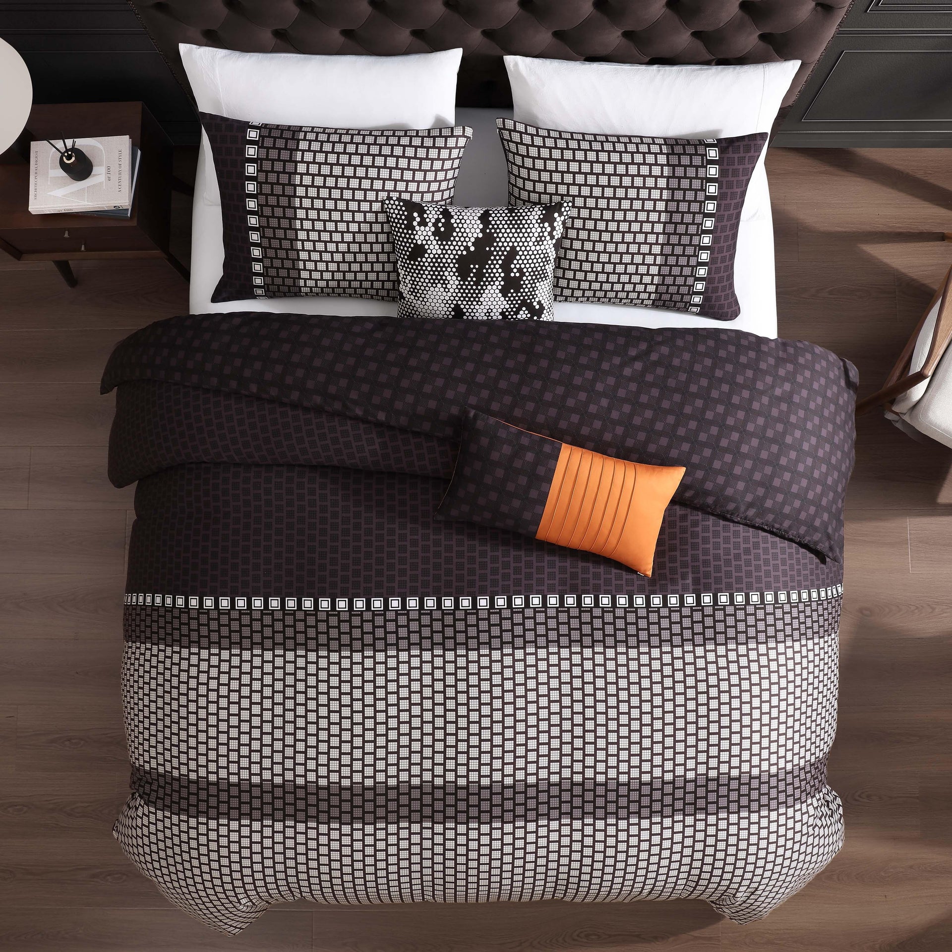 Bebejan Linear Luxe 5 Piece Reversible Comforter Set