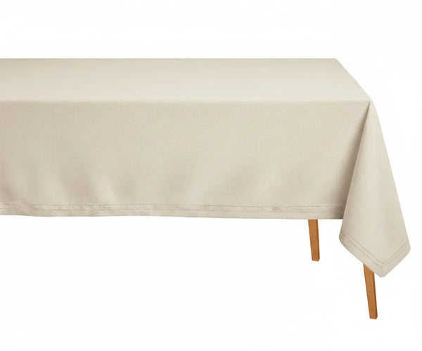 Linen Double Hemstitch Tablecloth