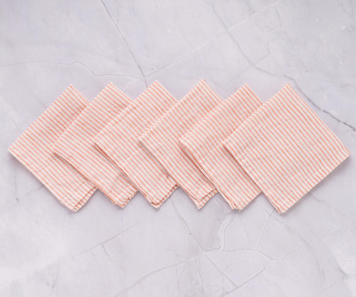Linen Striped Napkins