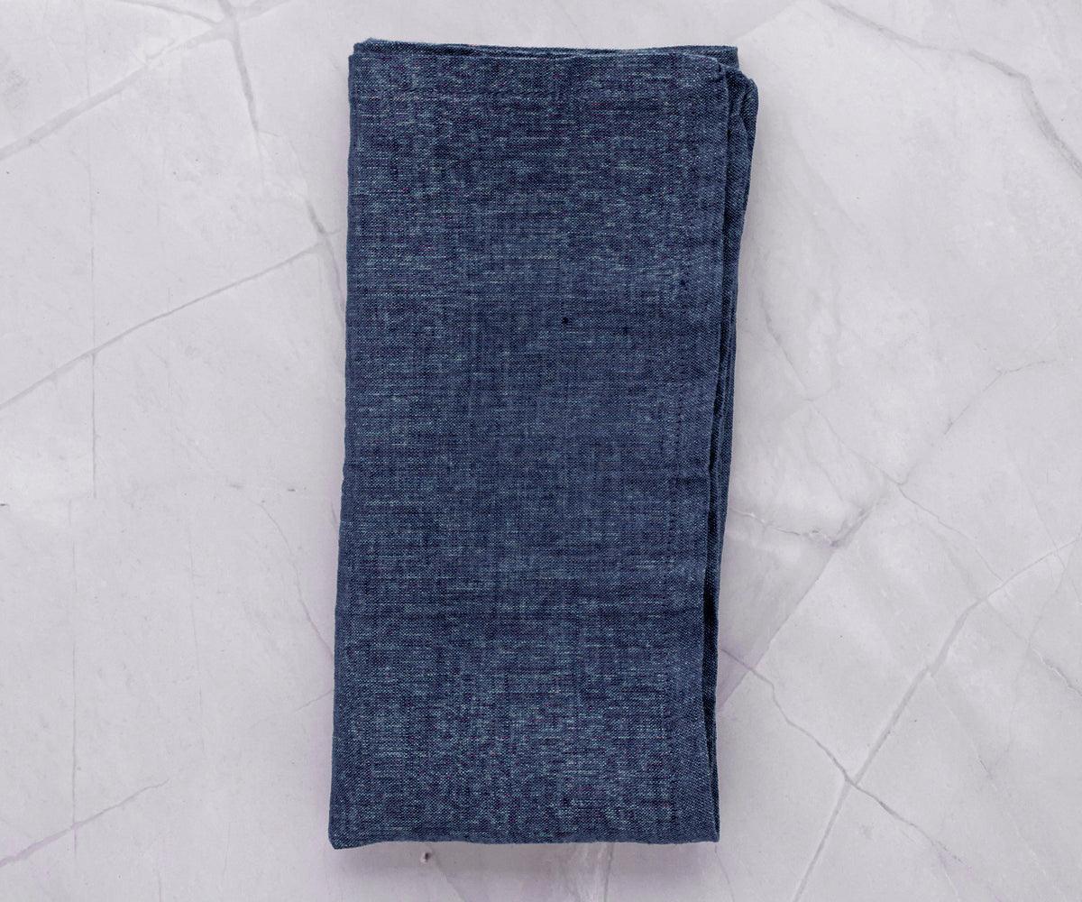 Navy Linen Napkins