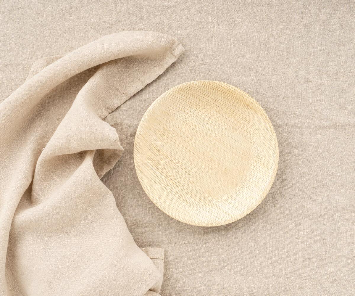 Beige Linen Kitchen Towels