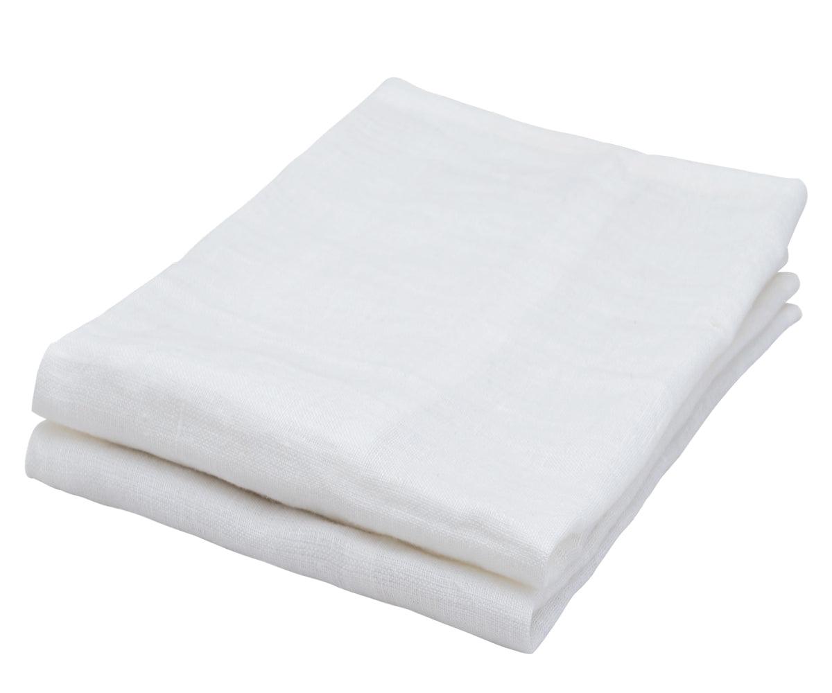Magenta Pink Linen Dish Towels