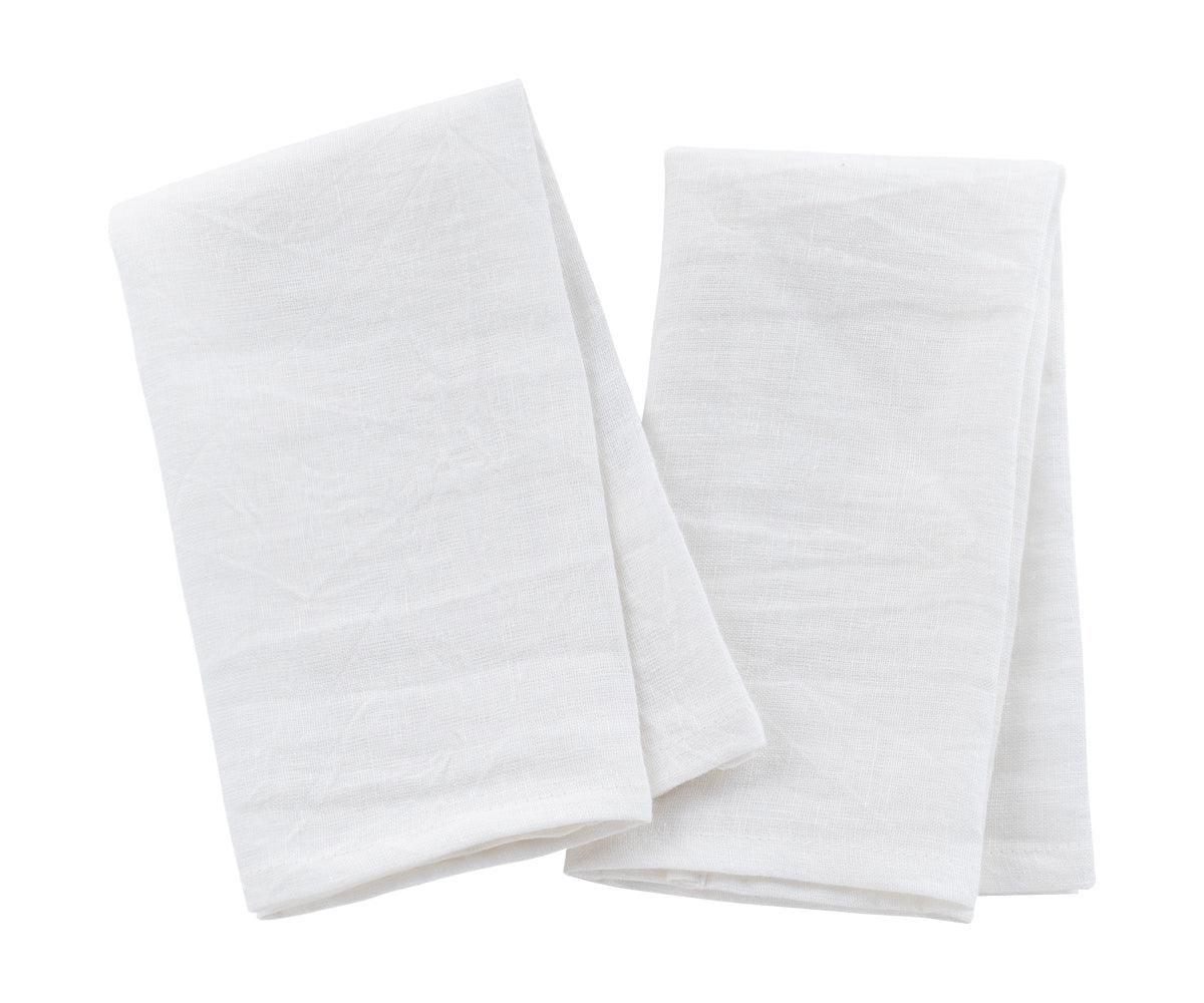 Magenta Pink Linen Dish Towels