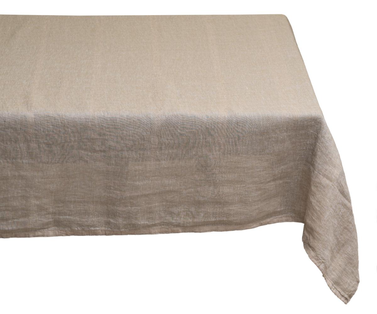 Plain Linen Rectangle Tablecloth