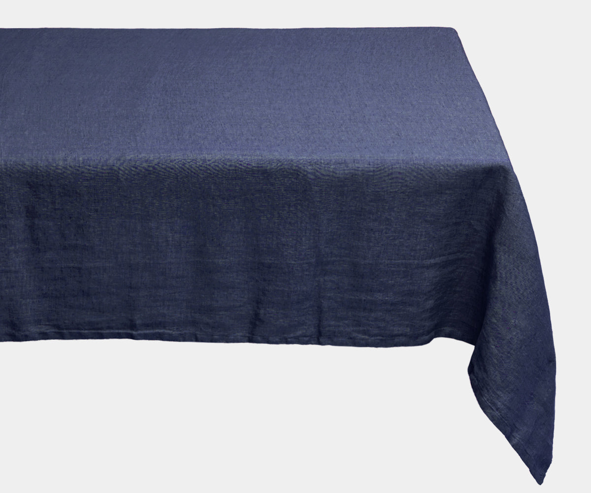 Plain Linen Rectangle Tablecloth