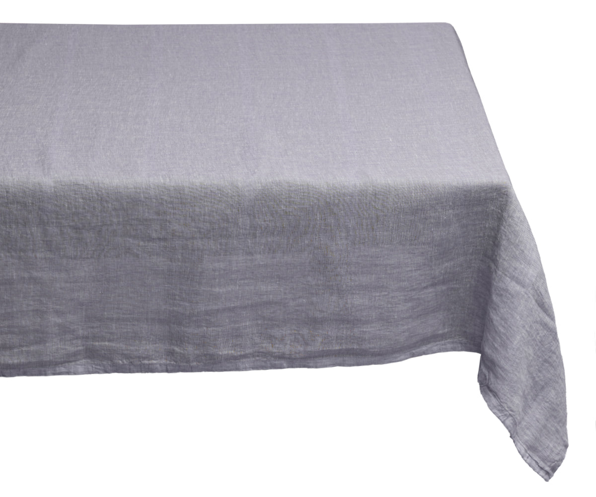 Plain Linen Rectangle Tablecloth