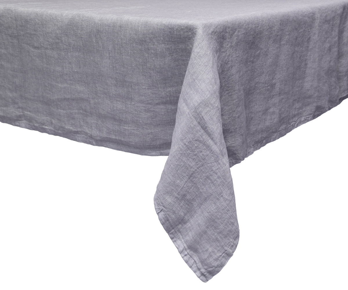 Plain Linen Rectangle Tablecloth