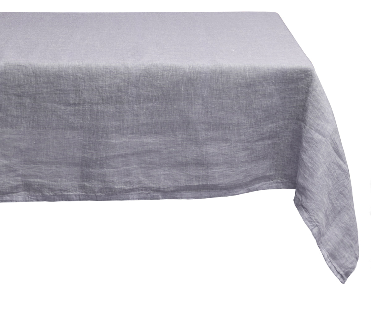 Plain Linen Rectangle Tablecloth