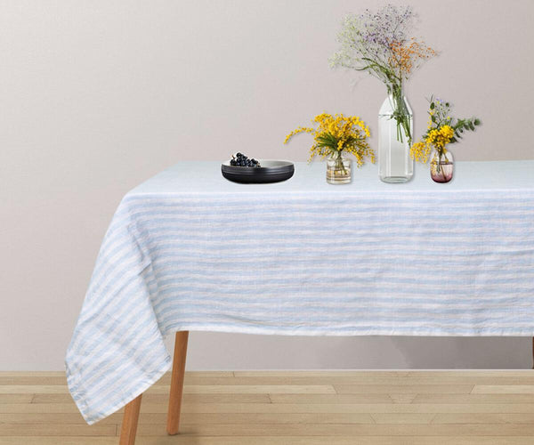 Plain Linen Rectangle Tablecloth