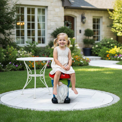 Concrete Garden Stools Gnome Toadstool Seat 15 Inch