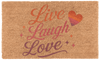 Live Laugh Love Coir Mat