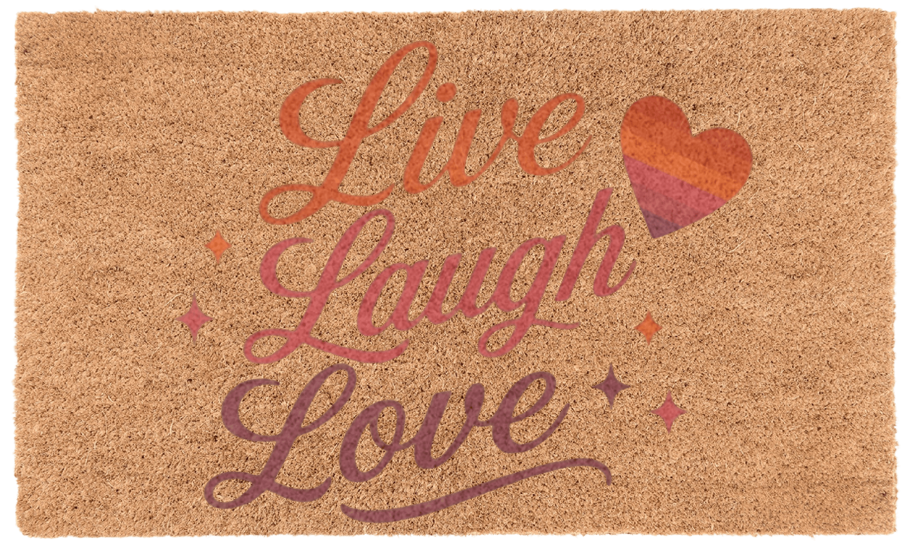Live Laugh Love Coir Mat
