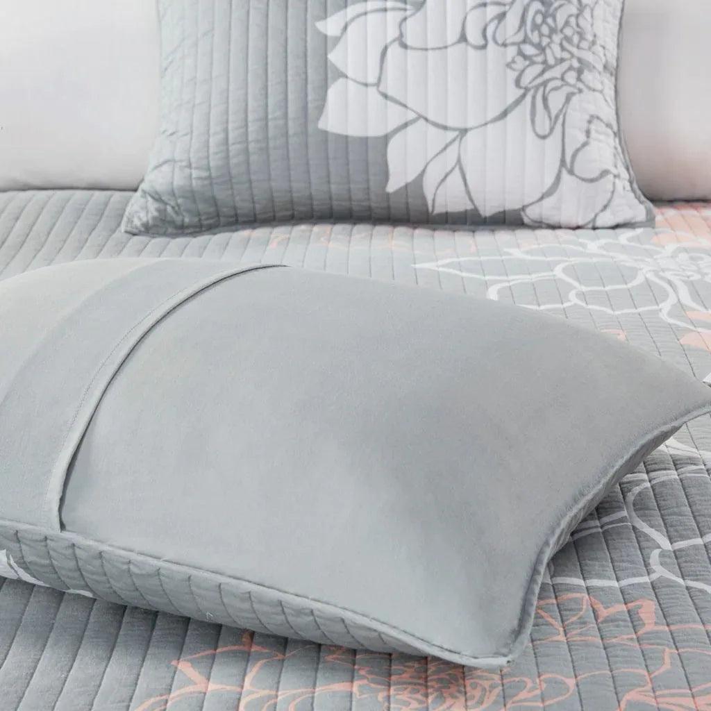 Lola 6 Piece Reversible Cotton Printed Coverlet Set - Gifts for You 'n Me