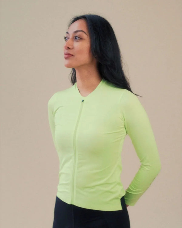 Endurance Long Sleeve Jersey - Key Lime