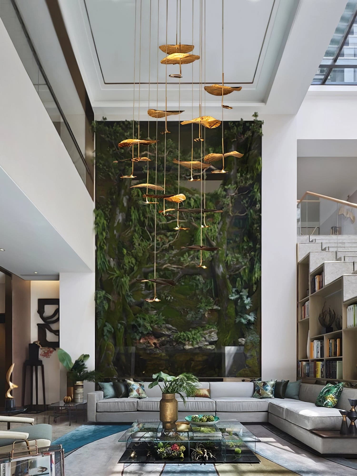 Lotus Leaf Chandelier