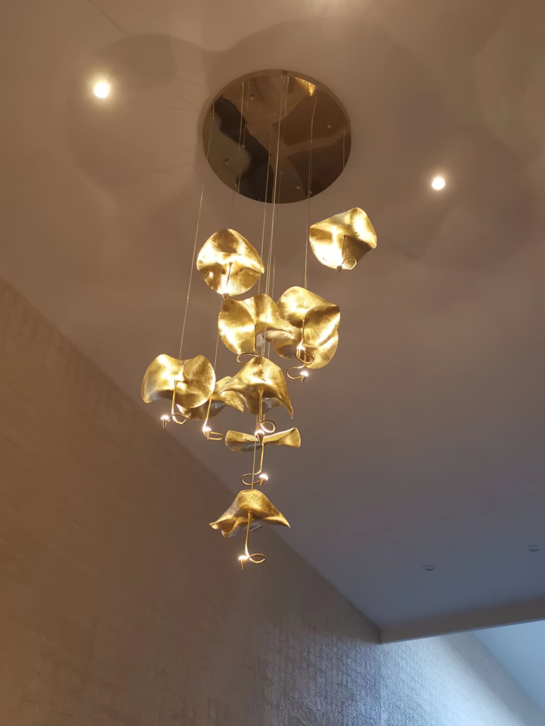 Lotus Leaf Chandelier