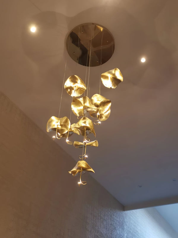 Lotus Leaf Chandelier