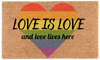 Love is Love Coir Mat