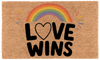 Love Wins Coir Mat